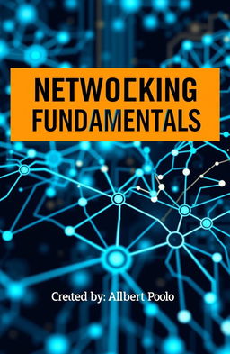 Podcast cover titled "Networking Fundamentals" in bold, modern font at the center