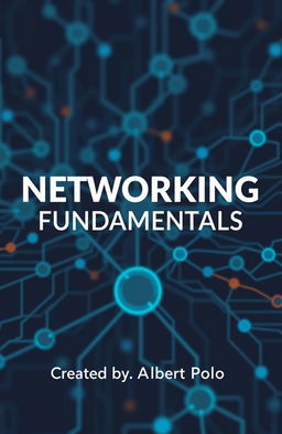 Podcast cover titled "Networking Fundamentals" in bold, modern font at the center