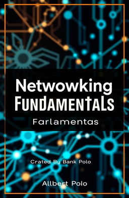 Podcast cover titled "Networking Fundamentals" in bold, modern font at the center