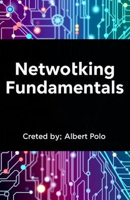 Podcast cover titled "Networking Fundamentals" in bold, modern font at the center