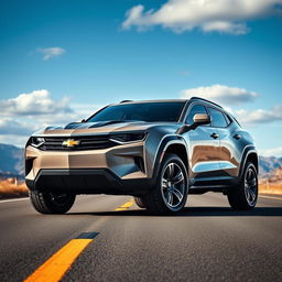 A striking Chevrolet Camaro reimagined as a sporty SUV, featuring aggressive styling similar to the original Camaro but with a taller, more robust body