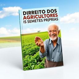 A visually striking book cover focusing on the theme of farmers' rights to use their own seeds