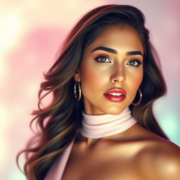 A stunning 4K wallpaper featuring Madison Beer, captured in a glamorous and stylish portrait