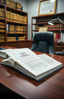 A detailed and well-organized accountant's office desk, featuring a polished wooden surface