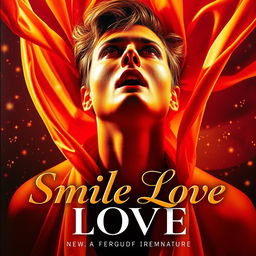 A book cover for 'Smile Love', inspired by iconic pop diva album covers