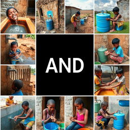 A series of powerful and evocative images showcasing water and sanitation themes