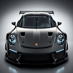 A radically aggressive design for a new Porsche GT3 Cup, showcasing the distinctive aesthetic of Porsche