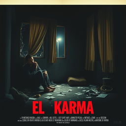 A movie poster depicting a dark, disordered house at night