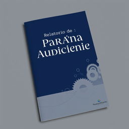 A professional cover page for an audit report titled 'Paraná Eficiente'