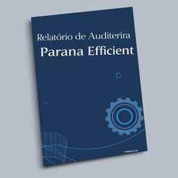 A professional cover page for an audit report titled 'Paraná Eficiente'