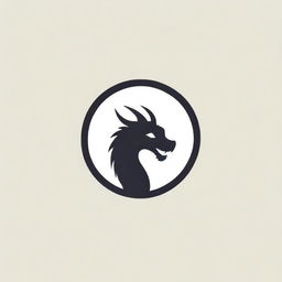 Minimalistic yet striking logo featuring a dragon and the word 'RYUU' tastefully placed within the design