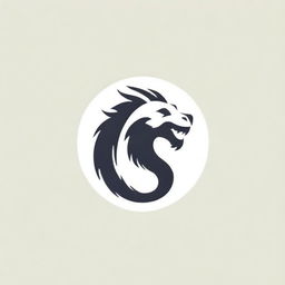 Minimalistic yet striking logo featuring a dragon and the word 'RYUU' tastefully placed within the design