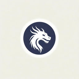 Minimalistic yet striking logo featuring a dragon and the word 'RYUU' tastefully placed within the design