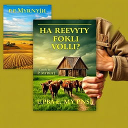 Three distinct covers for the novel "Хіба ревуть воли, як ясла повні?" by P