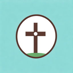 A logo featuring a cross, the words 'Pastoral Juvenil', and elements that represent Jesus Christ.