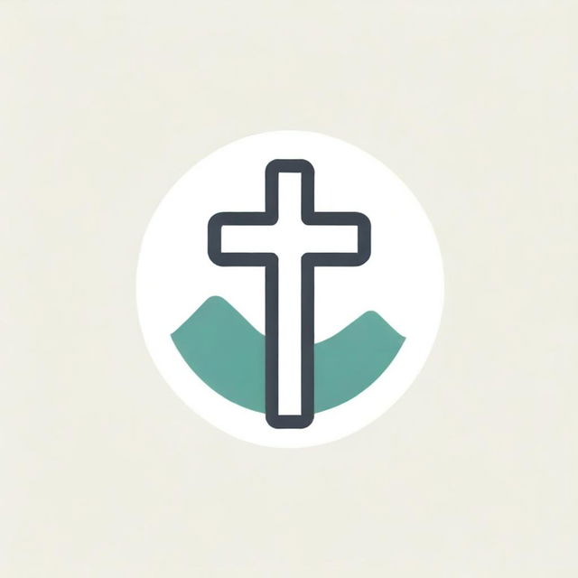 A logo featuring a cross, the words 'Pastoral Juvenil', and elements that represent Jesus Christ.