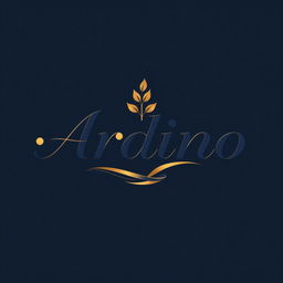 Aesthetic and captivating logo design for the name 'Ardino'