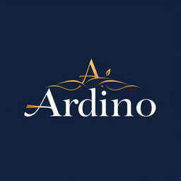 Aesthetic and captivating logo design for the name 'Ardino'