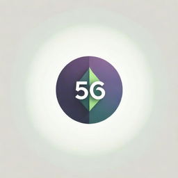 Design a logo exhibiting a unique blend of green and purple, prominently incorporating the text 'verify56' in an impactful and stylish font.