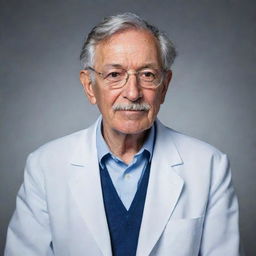 A portrait of the most renowned scientist in the world