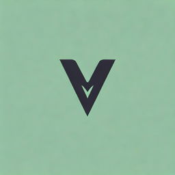 Design a captivating black and green logo featuring the letter 'V', tailored specifically for a gaming brand.