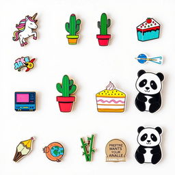 An enchanting collection of 20 unique pins, each depicted in its own individual image, celebrating a wide variety of themes and designs