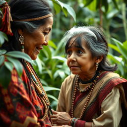 An elderly indigenous woman reveals to a young girl named Isabella that she belongs to a tribe that has lived in the region long before the arrival of the Spanish and Venezuelans