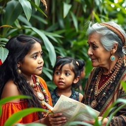 An elderly indigenous woman reveals to a young girl named Isabella that she belongs to a tribe that has lived in the region long before the arrival of the Spanish and Venezuelans