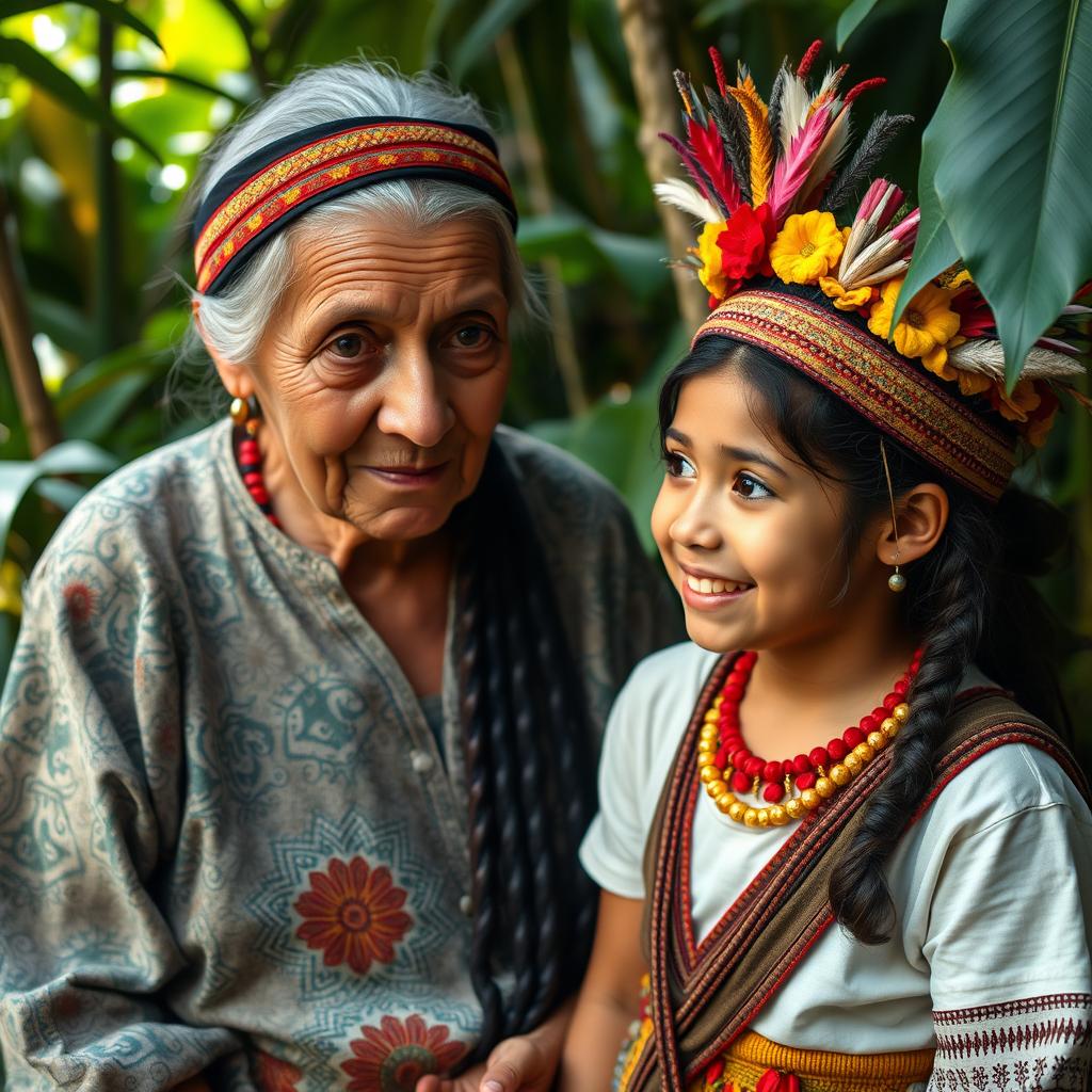 An elderly indigenous woman reveals to a young girl named Isabella that she belongs to a tribe that has lived in Venezuela long before the arrival of the Spanish