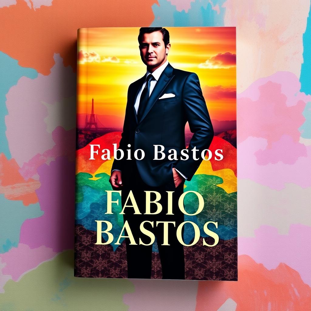 A book cover featuring a tall and distinguished male figure with the name 'Fabio Bastos' prominently displayed