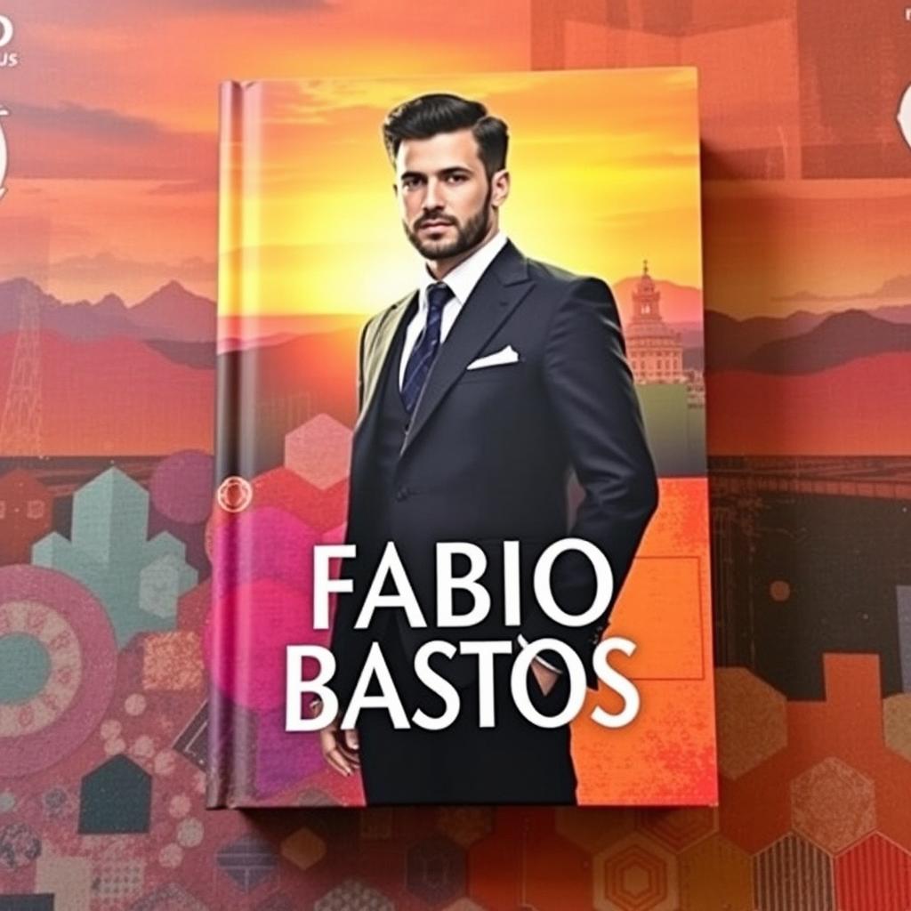 A book cover featuring a tall and distinguished male figure with the name 'Fabio Bastos' prominently displayed