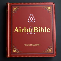 A straight-on book cover featuring the title 'AirBnBible: The most thorough guide for hosts new to pro'