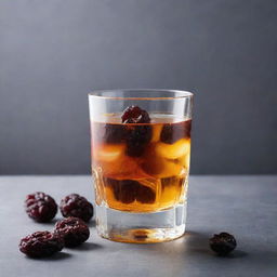 A delectably refreshing glass of raisin spirits, capturing the essence of perfectly matured raisins distilled into a blend that tantalises the taste buds with sweet and fruity notes