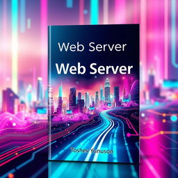 A captivating book cover design for a book titled 'Web Server' by author Toshev Yunusjon