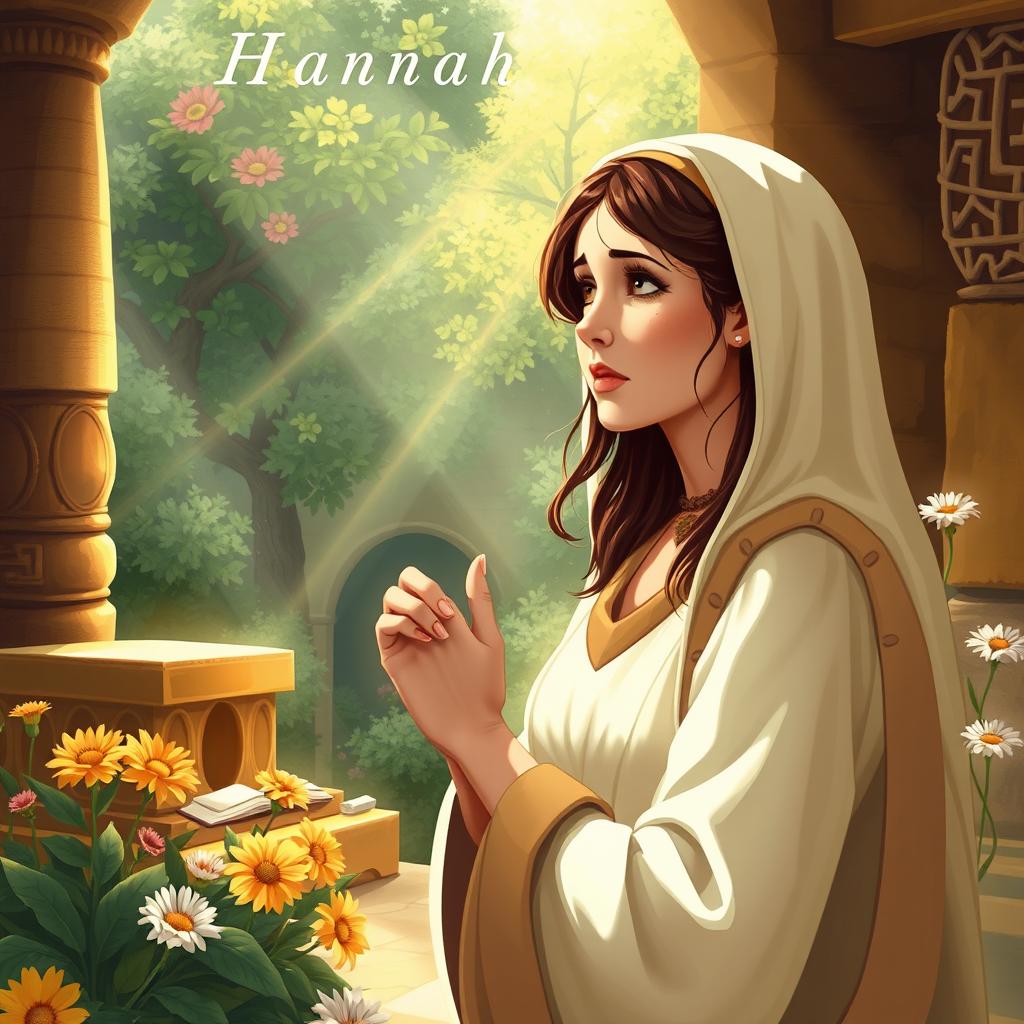 The biblical story of Hannah, the barren woman, vividly illustrated