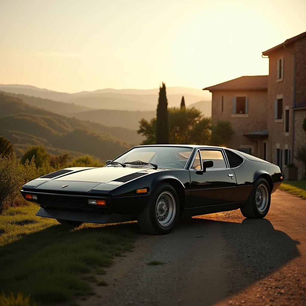 The iconic Lamborghini Silhouette, showcasing its classic design and distinctive features