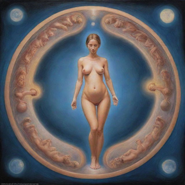 A respectful depiction of human reproduction process, emphasizing the miraculous conception, development and birth of a new life