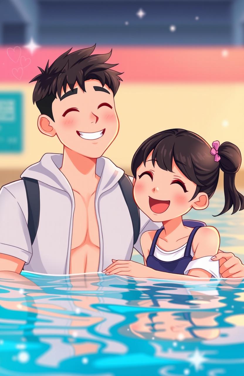 A modern Korean romance featuring a famous boy swimmer and a school girl, both 17 years old