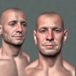 Generate a detailed and realistic 3D model of a person based on a photo.