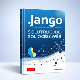 A visually interesting book cover for 'Django: Construindo Soluções Web Eficientes e Escaláveis'