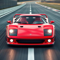 An imaginative concept car that beautifully merges the distinctive features of the Ferrari F40 and McLaren F1 into one striking vehicle