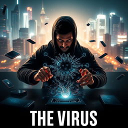 A cinematic sci-fi film poster titled 'The Virus'