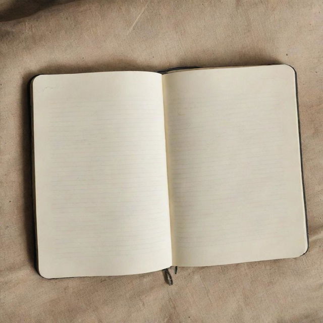 An open notebook on a bed featuring a lined heart drawing. Below the heart is the handwritten phrase 'El goti mami'.