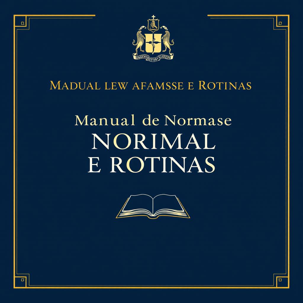 The cover design for the "Manual de Normas e Rotinas da Biblioteca Ministro Raimundo Girão do Tribunal de Contas do Estado do Ceará