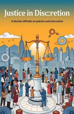 An intricate illustration symbolizing 'Justice in Discretion: A Perspective on Public Policy Reconstruction'