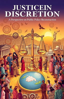 An intricate illustration symbolizing 'Justice in Discretion: A Perspective on Public Policy Reconstruction'