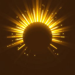 A pixelated attack animation concept for ‘Luz del Liderazgo’ that begins with a burst of bright, golden light radiating outward pixel by pixel from a central source
