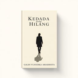 A classic novel cover design titled 'Kepada Yang Hilang'