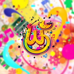 A vibrant and artistic music album cover featuring the letter 'Ю' prominently displayed at the center