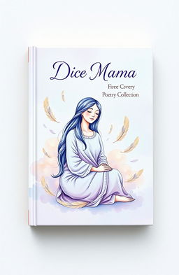 A captivating book cover design for a poetry collection titled 'Dice Mama'